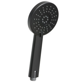 Invena Matte Black Shower Head Multifunction Universal Bathroom Handle Replacement