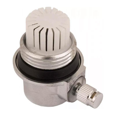 Invena Radiator Auto Automatic Air Vent 1" (G1 Inch) Cut-Off Valve Left Thread