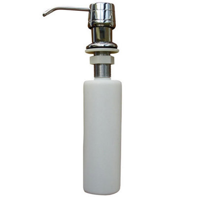 Invena Refillable Kitchen Sink Soap Dispenser Pump Lotion Deck Mounted