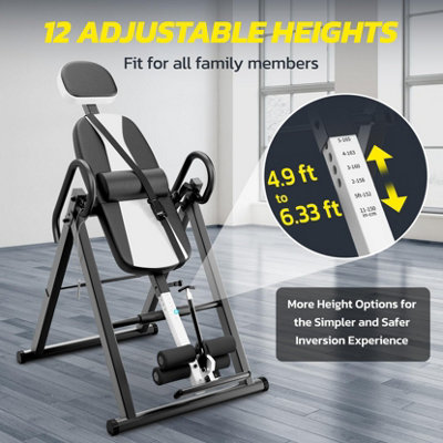 Inversion Table for Back Pain Relief - Decompression Back Stretcher ...