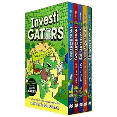 InvestiGators Series 5 Books Collection Box Set By John Patrick Green ...