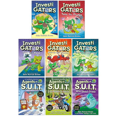 Investigators Series 8 Books Collection Set by John Patrick Green ...