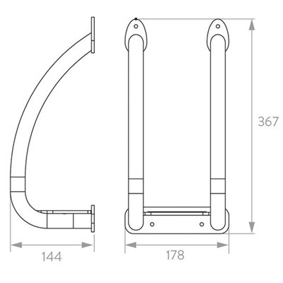 Invisible Creations -Multifunctional Grab Rail and Plant Pot