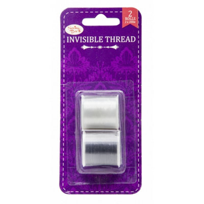Invisible Thread 2 Pack Sewing Thread