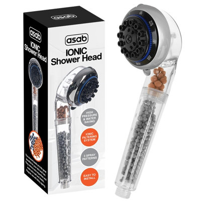 Ionic Shower Head with Filter Beads