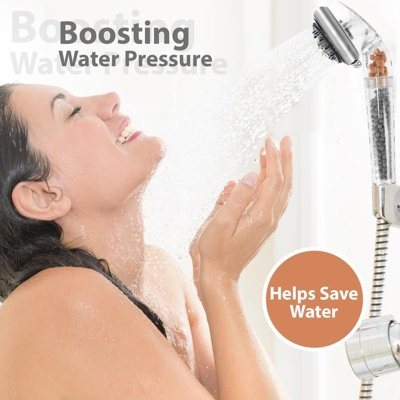 Ionic Shower Head with Filter Beads DIY at B Q