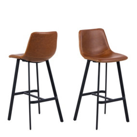 IOregon Bar Chair in Brown Set of 2