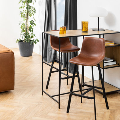 IOregon Bar Chair in Brown Set of 2