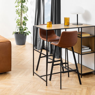 IOregon Bar Chair in Brown Set of 2