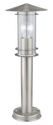 IP44 Outdoor Bollard Light Stainless Steel 500mm 60W E27 Driveway Lamp Post