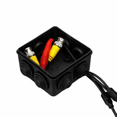 IP55 Junction Box Black Waterproof 4 Pack - 85 x 85 x 50 mm - Outdoor ...
