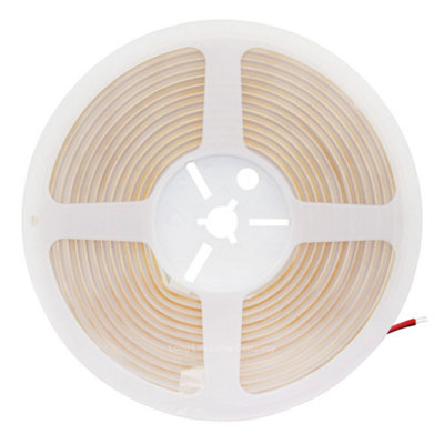 IP65 Water Proof Outdoor & Indoor LED Strip Light Tape Warm White Continuous COB Illumination 5 Metres 12v