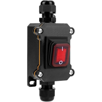 Ip65 Waterproof Inline Cord Switch With Red Indicator Light, 12 24V 30A ...