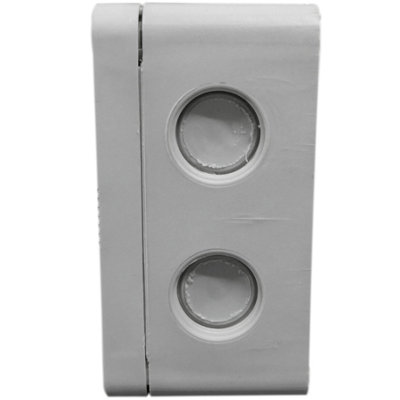 IP66 Outdoor Junction Box 91x47mm with 20mm Knockouts - Grey - 6