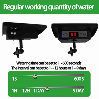 IP67 Solar Automatic Drip Irrigation Kit: Waterproof system with anti ...