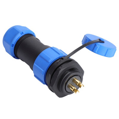 IP68 SP21 4-Pin Waterproof Plastic Aviation Plug Connector