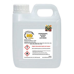 IPA Isopropyl 99.9 - Disinfectant, Solvent, Cleaner - 1ltr