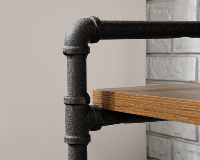 Iron Foundry Desk with contemporary 'pipework' frame