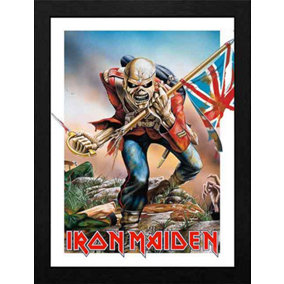 Iron Maiden Trooper Eddie 30 x 40cm Framed Collector Print