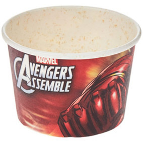 Iron Man Ice Cream Tub (Pack of 8) Red/Gold/White (One Size)