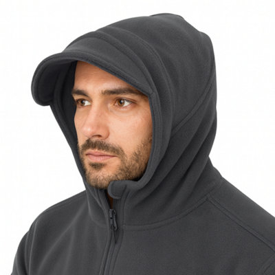 Iron Mountain Workwear Hooded Technical Fleece Full Zip Jacket ...