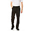 Iron Mountain Workwear Mens Classic Cargo Trousers with Knee Pad Pockets, Black, 34W (31" Reg Leg)
