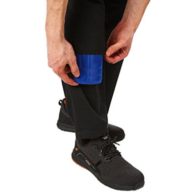 Iron Mountain Workwear Mens Classic Cargo Trousers with Knee Pad Pockets, Black, 40W (31" Reg Leg)