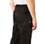 Iron Mountain Workwear Mens Classic Cargo Trousers with Knee Pad Pockets, Black, 42W (31" Reg Leg)