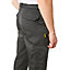 Iron Mountain Workwear Mens Classic Cargo Trousers with Knee Pad Pockets, Grey, 34W (33'' Long Leg)