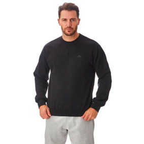 Iron Mountain Workwear Mens Crew Neck Sweatshirt, Black, 3XL