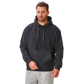 Iron Mountain Workwear Mens Hooded Sweater, Charcoal, M