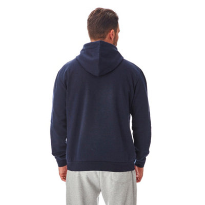 Iron Mountain Workwear Mens Hooded Sweater, Navy, XL