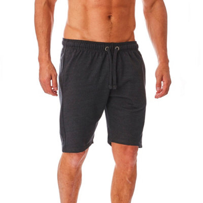 Iron Mountain Workwear Mens Jog Shorts, Charcoal Marl, 4XL