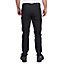 Iron Mountain Workwear Mens Stretch Denim Work Jeans, Black, 38W (33'' Long Leg)