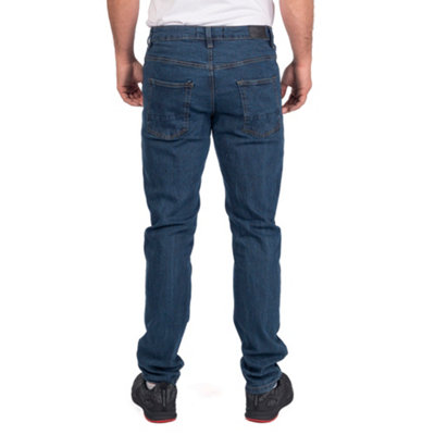 Mens stretch jeans short leg best sale