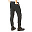 Iron Mountain Workwear Mens Work Sweatpants with Knee Pad Pockets, Black, XL