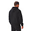 Iron Mountain Workwear Mens Zip Up Hooded Hoodie, Black, 3XL