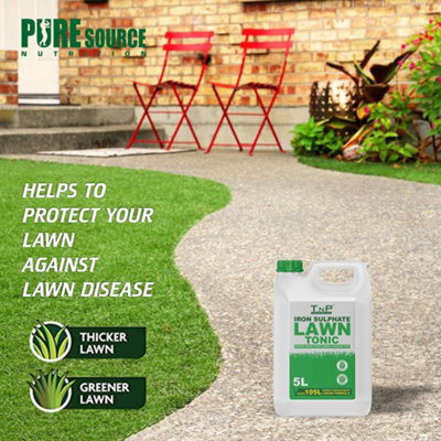 Iron Sulphate 15 Litres Makes Grass Greener, Hardens Turf and Prevents Lawn Disease Makes upto 525L & Covers upto 250m2 by PSN