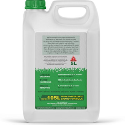 Iron Sulphate 15 Litres Makes Grass Greener, Hardens Turf and Prevents Lawn Disease Makes upto 525L & Covers upto 250m2 by PSN