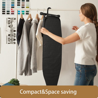 Ironing Board Table Folding Metal Iron,Lightweight Iron Board Rack Foldable Non Slip Adjustable Height