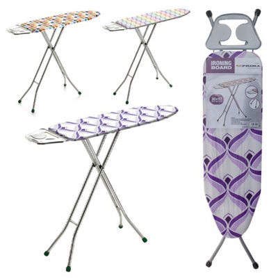 Ironing Board Wide Adjustable Stand Modern Folding Household 30 X 97cm New