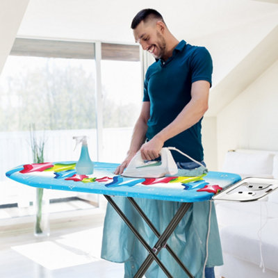 Ironing Board Wide Adjustable Stand Modern Folding Household 30 X 97cm New
