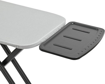 Ironing Board with Iron Rest, Iron Board with Extra Thick Cover, Adjustable Compact and Space Saver Foldable Ironing Board