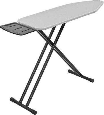 Ironing Board with Iron Rest, Iron Board with Extra Thick Cover, Adjustable Compact and Space Saver Foldable Ironing Board