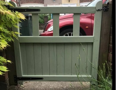 Ironmongery Gate Set Size: 300mm x 2. Kit for Wooden Garden Gates.