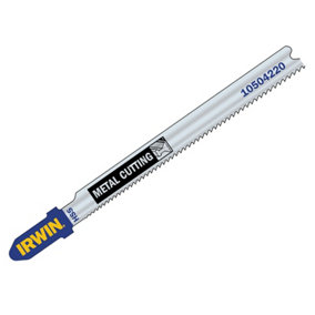 Irwin 10504220 Metal Cutting Jigsaw Blades Pack of 5 T118A IRW10504220