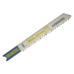 Irwin 10504294 U118G Jigsaw Blades Metal Cutting Pack of 5 IRW10504294