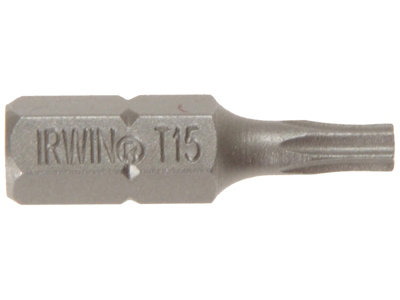Irwin 10504837 Screwdriver Bits TORX TX15 25mm (Pack 2) IRW10504837