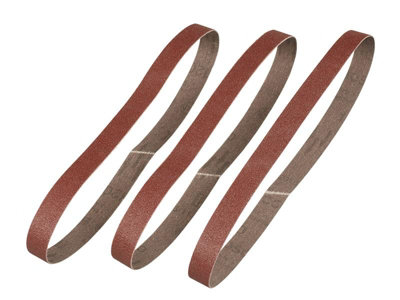 IRWIN 120G Powerfile Sanding Belts for Wood and Metal - 3 Pack 13x455mm