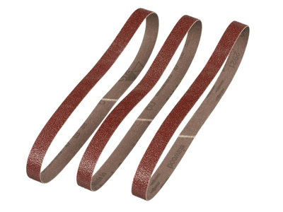 IRWIN 13x455mm Powerfile Sanding Belts 60G - Set of 3 for Wood and Metal